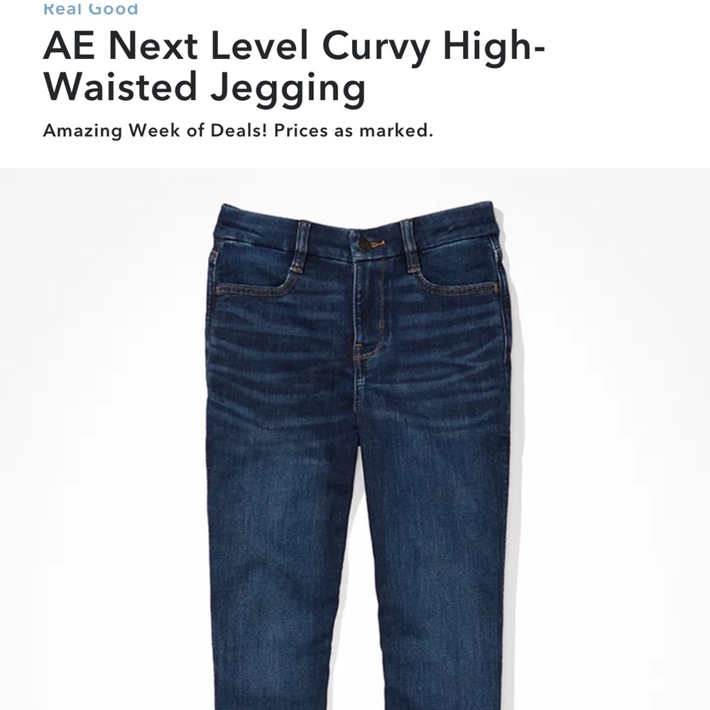 AE curvy jeans